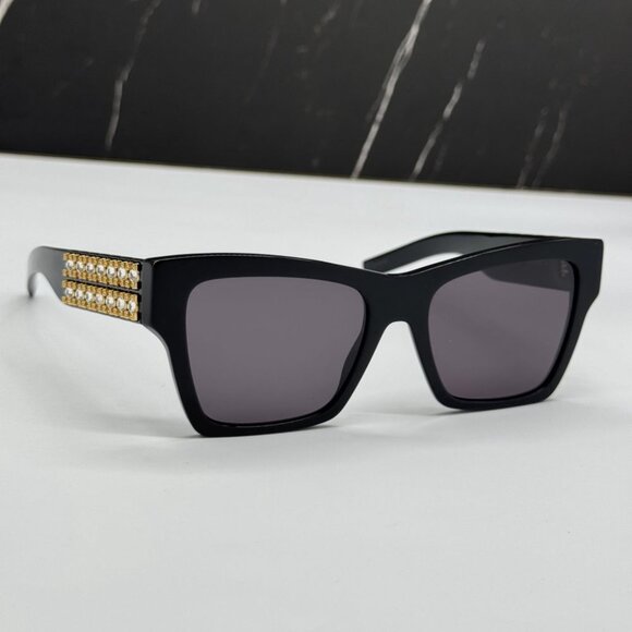 NEW GV40076I 01A GIVENCHY WOMEN SUNGLASSES BLACK EYEWEAR GIVENCHY - Picture 5 of 11